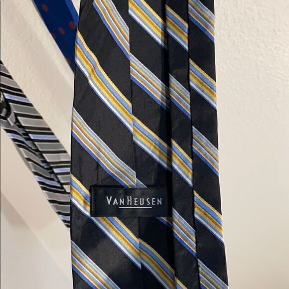 3 Men’s Pattern Ties- 100% Silk - Picture 6 of 6